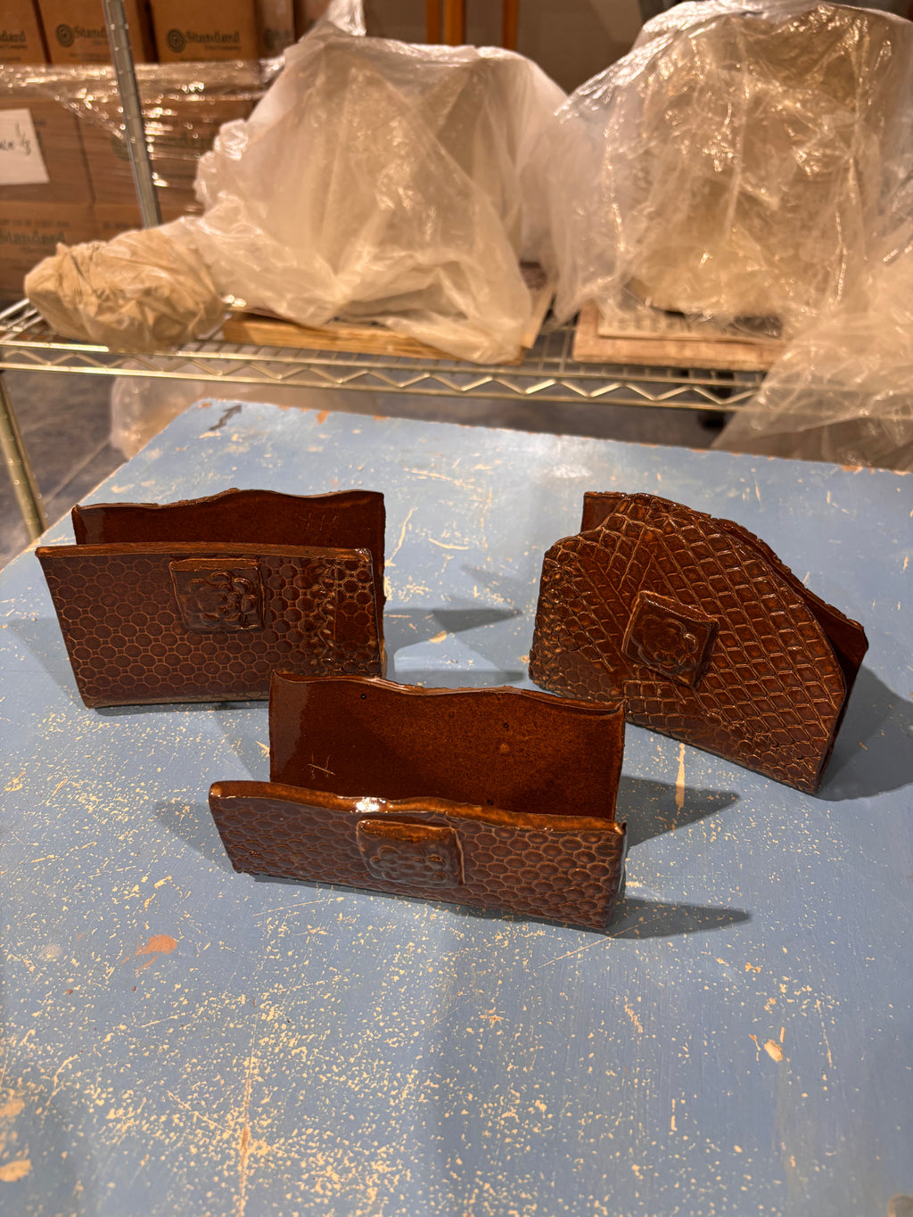 Rustic sponge holders