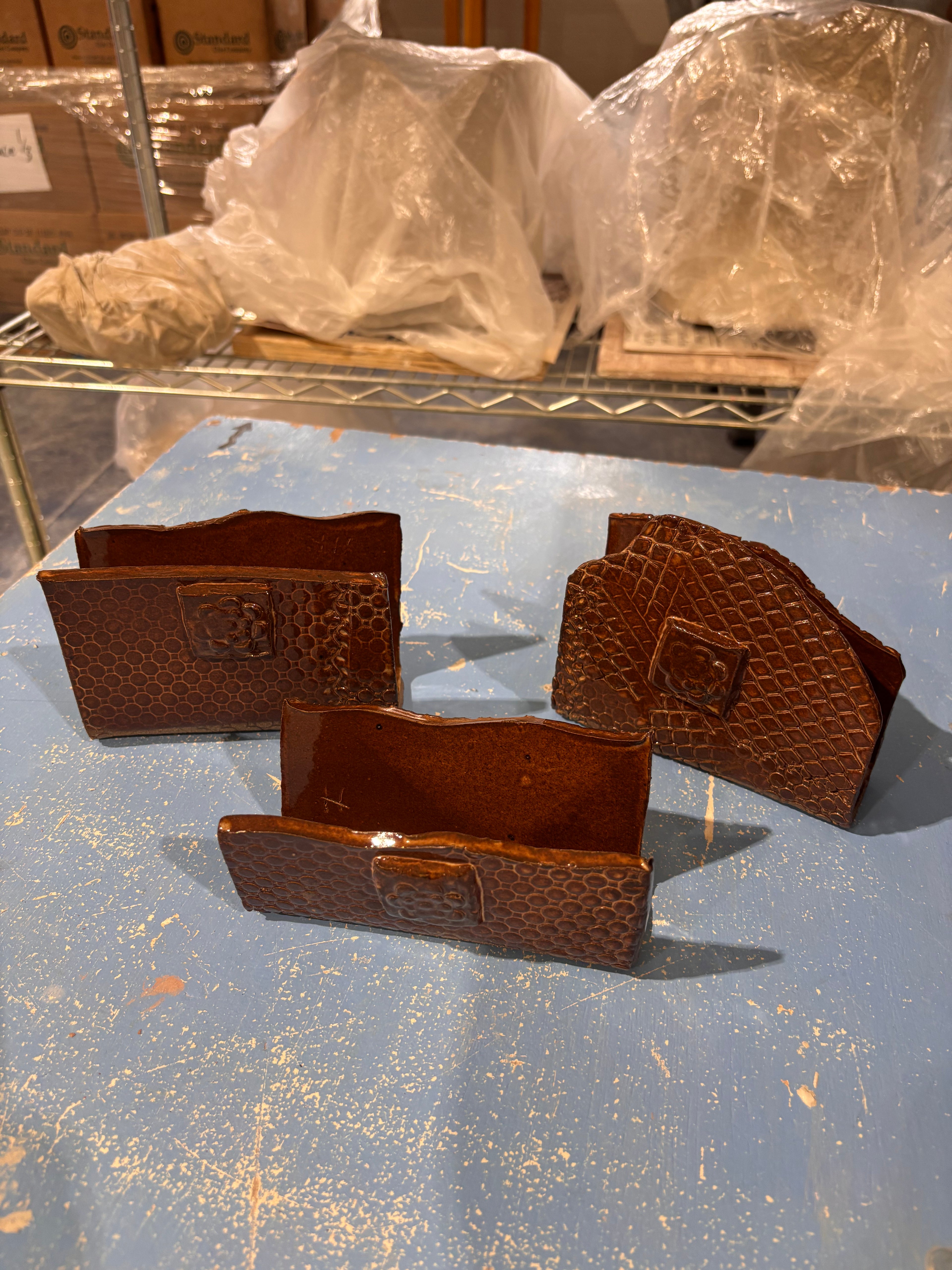 Rustic sponge holders